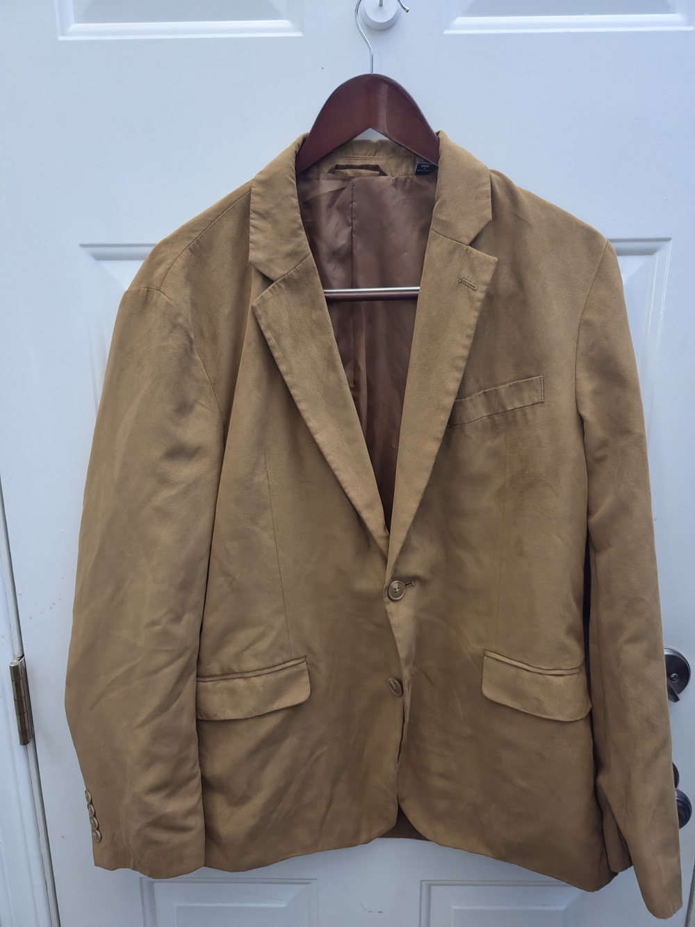 Vince Camuto Men's Camel Blazer Single-Breasted Sport Coat